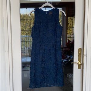 J.CREW EUC  lace sleeveless dress. Size 4.